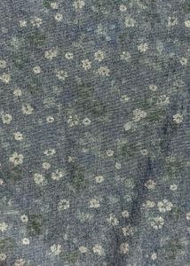 Men's Blue Floral Print Short Sleeve Shirt