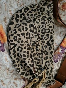 Leopard Print Crossbody Bag