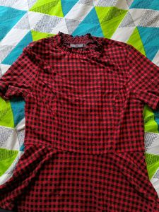 Imported Red Colour Cute Top