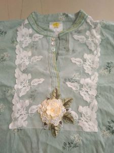Boho Print Button-Up kurta