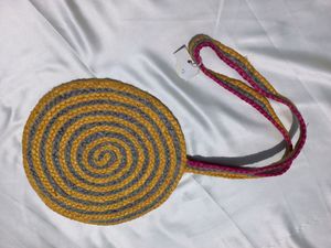 Round shape bag with single sling