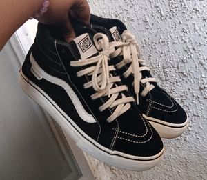 Vans Canvas Black &amp; White Shoes
