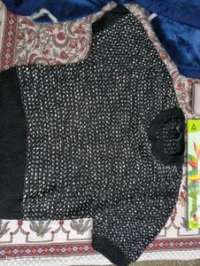 Shimmer black  topwear