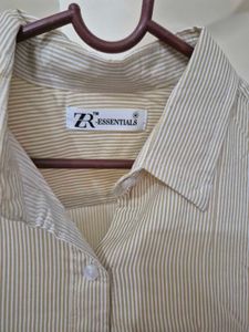 Women's Classic Striped Button-Down Shirt
