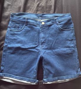 Blue Denim Shorts for women