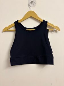 Navy Blue Sports Bra