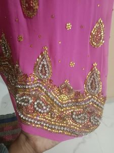 Pink Heavy Work Dress