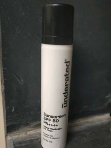 UNDERATED SPF 50 PA++++ SUNSCREEN