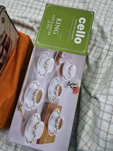 Set of 6 Floral Tea Cups