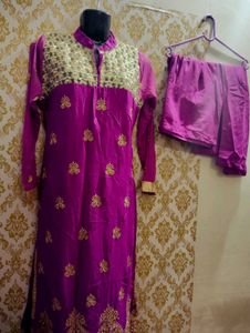 Embroidery Kurta With Churidar Size Issues