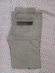 Khaki Cargo Denim Jeans