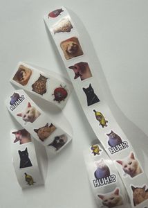 Funny Cat Meme Stickers - Roll