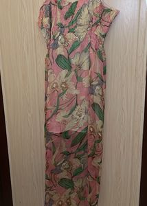Flowy Floral Print Dress