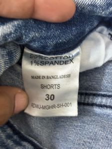 Blue Denim Shorts