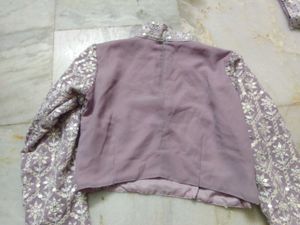 Sparkling Lilac Embroidered Blouse