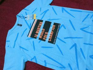 Blue Graphic T-Shirt PRICAS Urban Trends LaMartina