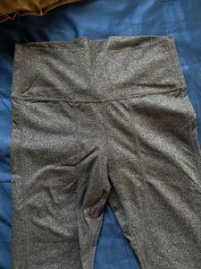 charcoal black sport Heathered Leggings