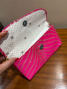 Magenta Pink Clutch