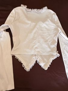 Cute Ruffle Long Sleeve Top