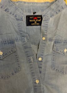 denim shirt dress