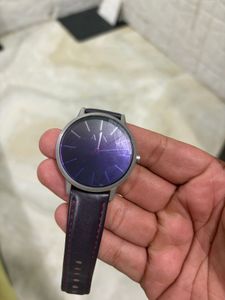 Armani Exchange Stylish Purple Dial Watch