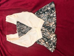 Floral Print Kurta Set