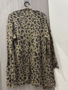 Leopard Print Cardigan