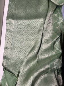 Elegant Green Silk Saree