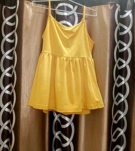 Bishop Sleeve Yellow Top