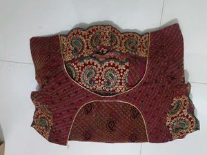 Embroidered Saree with Blouse