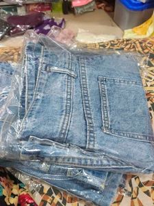 Blue Denim Jeans skirts and shorts