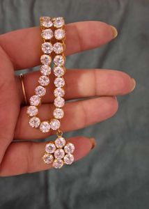 ✨️✨️Sparkling Stud Earrings with Gold Chain