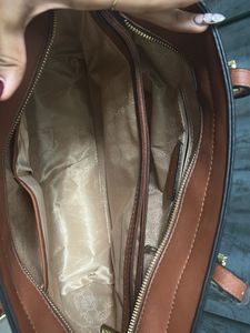Michael Kors White Monogram Crossbody Bag