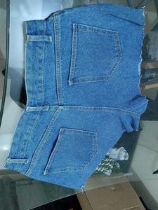 Trendy denim shorts