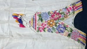 Embroidered White Kurta Set with Dupatta