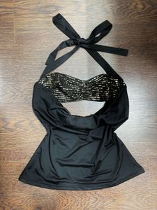Sparkling Halter Bikini Top