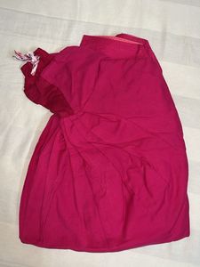 White Kurta With Pink salwar set