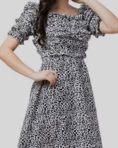 Leopard Printed Dress