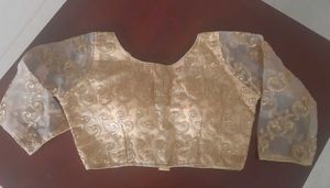 NEW Golden Embroidered and stonework Blouse