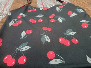 Cute Cherry Print Camisole Top pack of 2