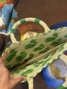 Cute Swan Crochet Tote Bag
