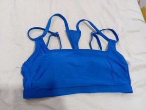 Blue Bikini Top