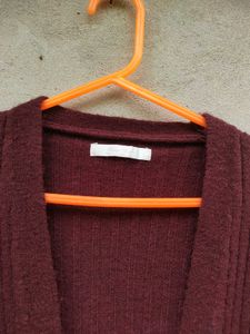 Cozy Coffee brown Longline Cardigan