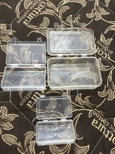 Set of 3 Small Plastic Storage Boxes