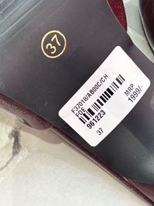 Glossy Wine Pointed Mules 🍒Size EUR 37