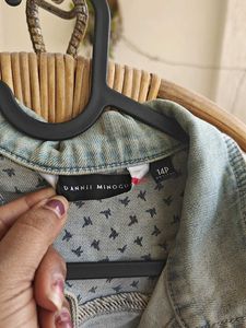 Denim Jacket With Embroidery On Back