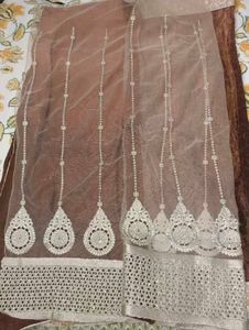 OFFER Exquisite Embellished Net Saree