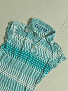 Madame Striped Polo T-Shirt