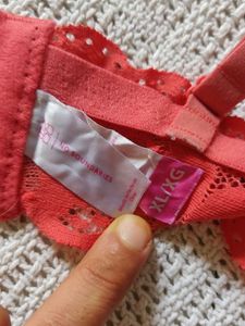 No boundaries Coral Lace Bralette