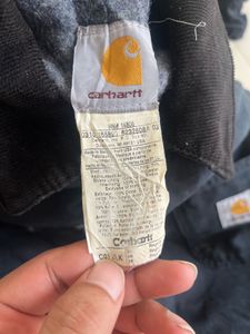 Vintage Carhartt C01 BLK Duck Chore Coat
